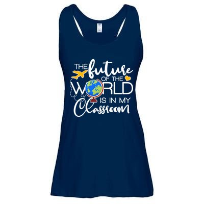 The Future of the World Is In My Classroom Ladies Essential Flowy Tank
