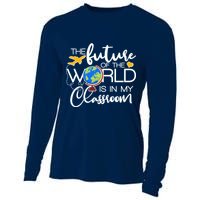 The Future of the World Is In My Classroom Cooling Performance Long Sleeve Crew