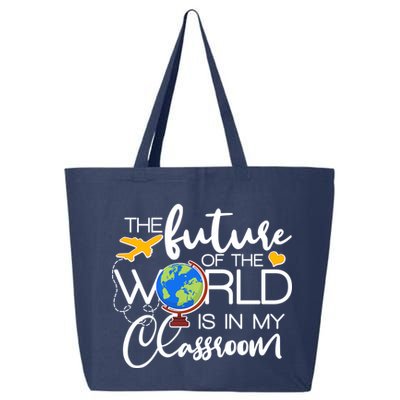 The Future of the World Is In My Classroom 25L Jumbo Tote