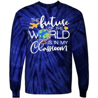 The Future of the World Is In My Classroom Tie-Dye Long Sleeve Shirt