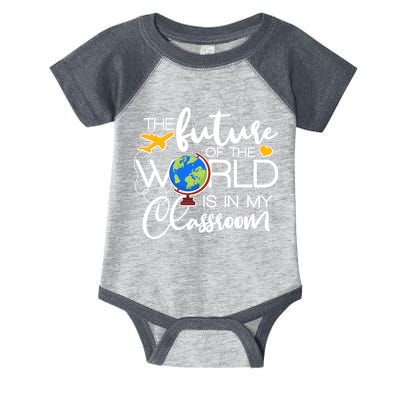 The Future of the World Is In My Classroom Infant Baby Jersey Bodysuit