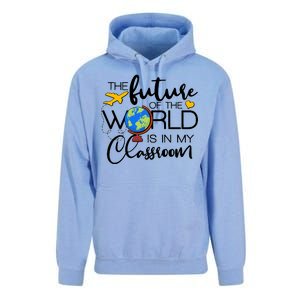 The Future of the World Is In My Classroom Unisex Surf Hoodie