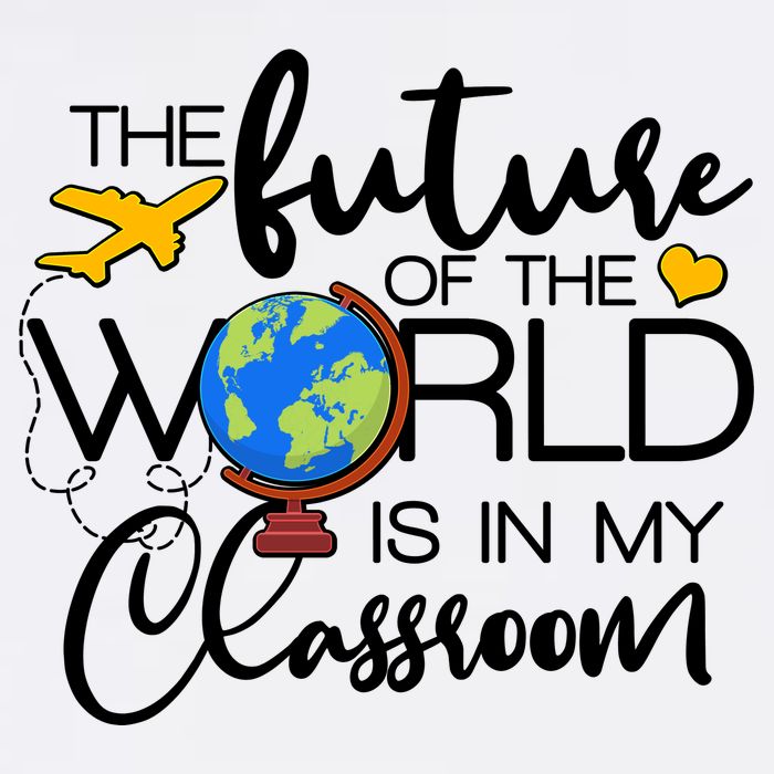 The Future of the World Is In My Classroom Garment-Dyed Sweatshirt