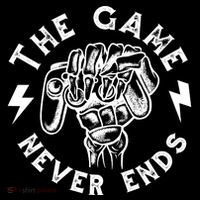 The Game Never Ends Flexfit Unipanel Trucker Cap