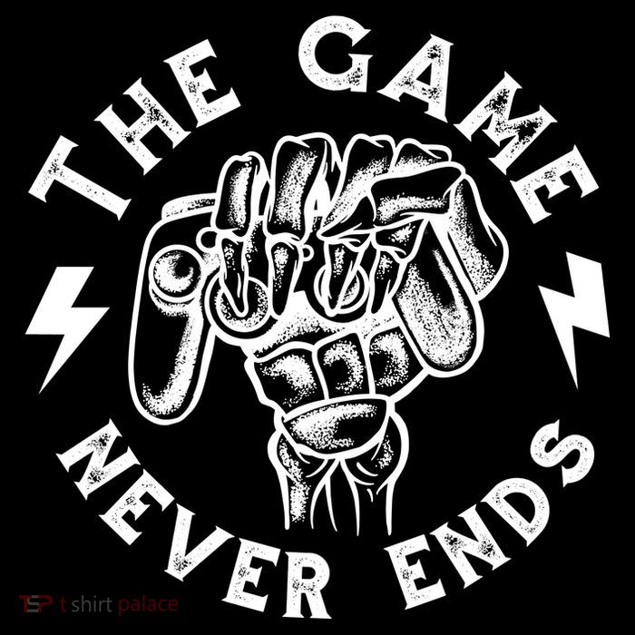 The Game Never Ends Flexfit Unipanel Trucker Cap