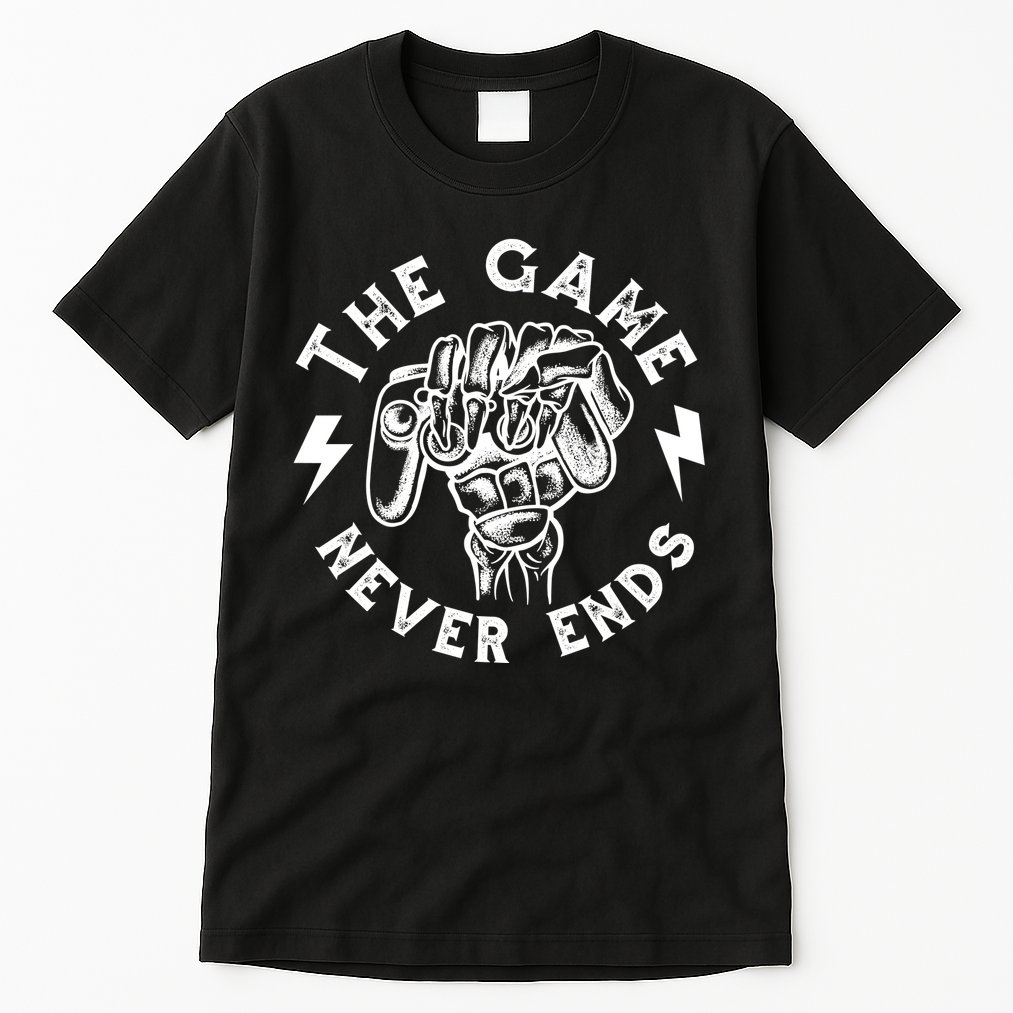 The Game Never Ends Tall T-Shirt