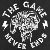 The Game Never Ends Golf Towel