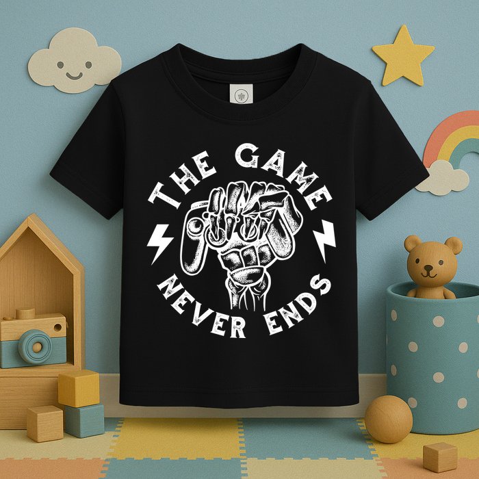 The Game Never Ends Toddler T-Shirt