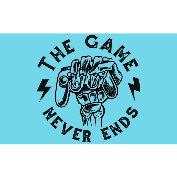 The Game Never Ends Bumper Sticker