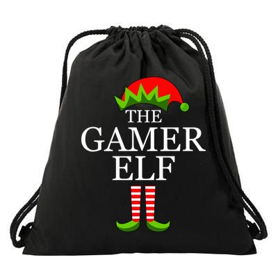 The Gamer Elf Drawstring Bag