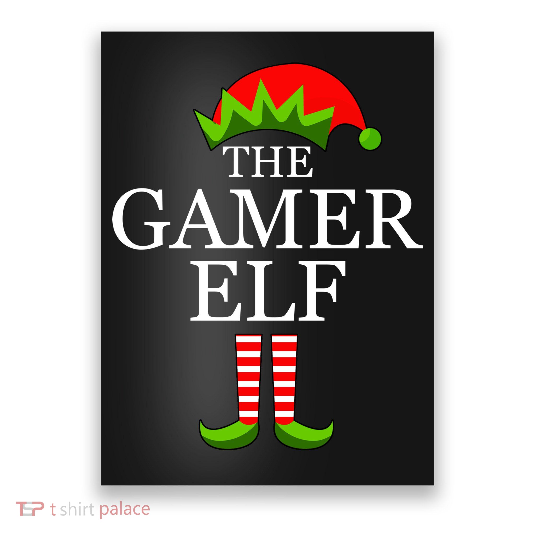 The Gamer Elf Poster