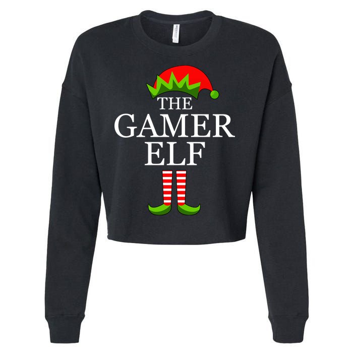 The Gamer Elf Cropped Pullover Crew