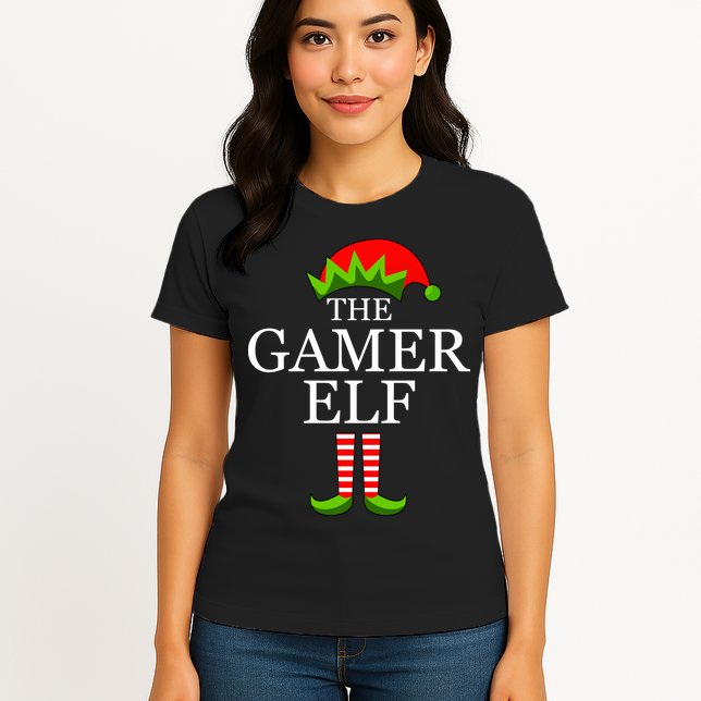 The Gamer Elf Womens T-Shirt