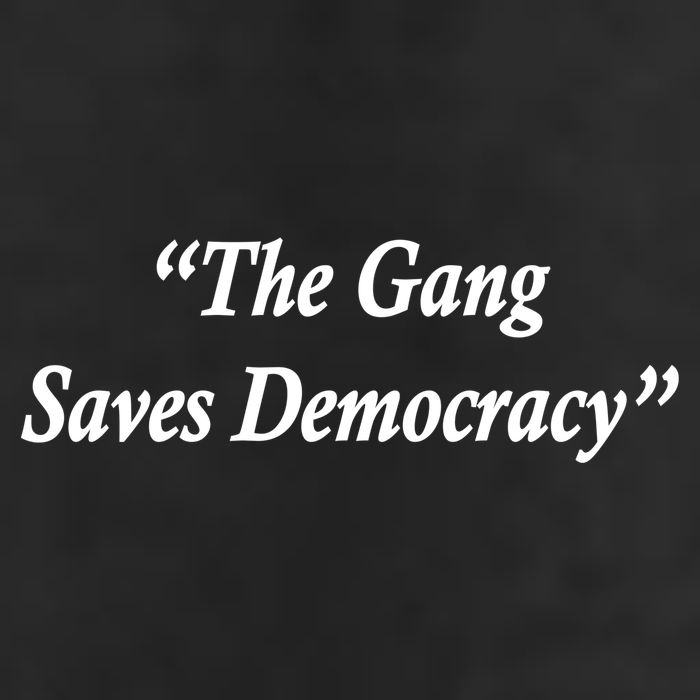 The Gang Saves Democracy Philadelphia 7 Panel Mesh Trucker Snapback Hat