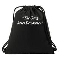 The Gang Saves Democracy Philadelphia Drawstring Bag