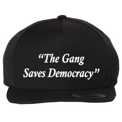 The Gang Saves Democracy Philadelphia Wool Snapback Cap