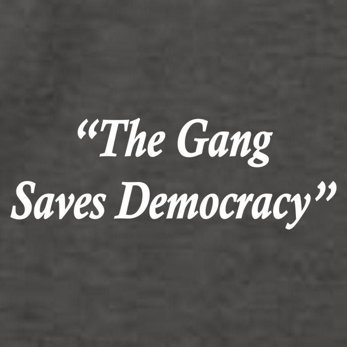 The Gang Saves Democracy Philadelphia Vector Backpack