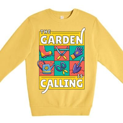 The Garden Is Calling Premium Crewneck Sweatshirt