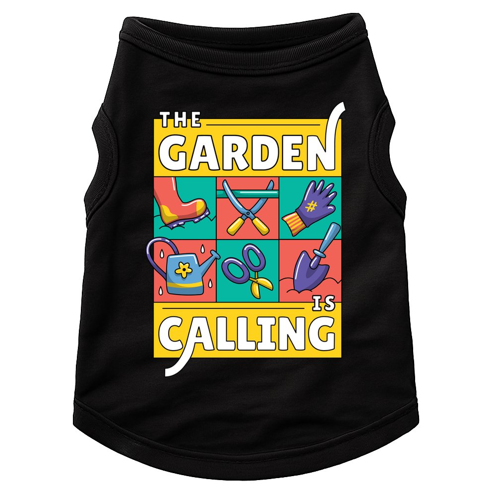 The Garden Is Calling Doggie Tank