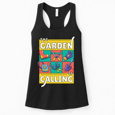 The Garden Is Calling Womens Tank Top