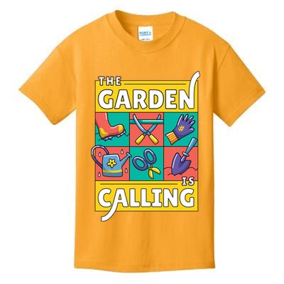 The Garden Is Calling Kids T-Shirt