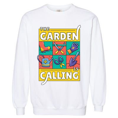 The Garden Is Calling Garment-Dyed Sweatshirt