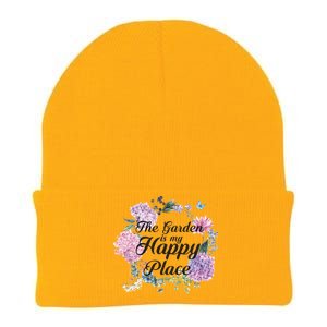 The Garden Is My Happy Place Knit Cap Winter Beanie