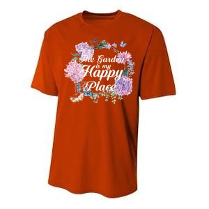 The Garden Is My Happy Place Performance Sprint T-Shirt