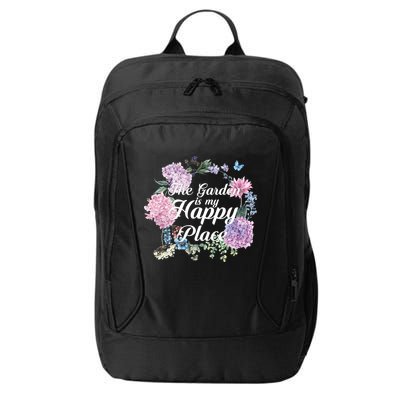 The Garden Is My Happy Place City Backpack