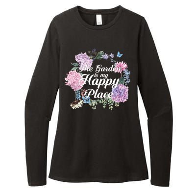 The Garden Is My Happy Place Womens CVC Long Sleeve Shirt