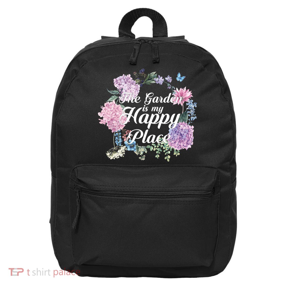The Garden Is My Happy Place 16 in Basic Backpack
