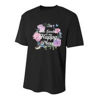 The Garden Is My Happy Place Youth Performance Sprint T-Shirt