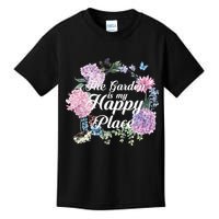 The Garden Is My Happy Place Kids T-Shirt