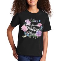 The Garden Is My Happy Place Kids T-Shirt