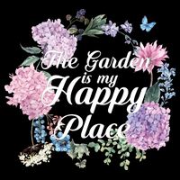 The Garden Is My Happy Place Kids T-Shirt