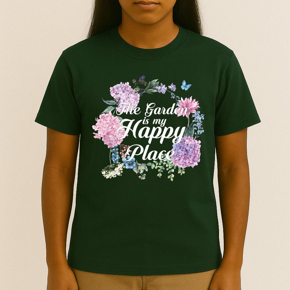 The Garden Is My Happy Place T-Shirt