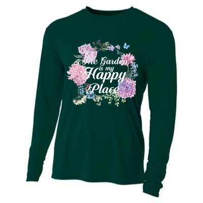 The Garden Is My Happy Place Cooling Performance Long Sleeve Crew