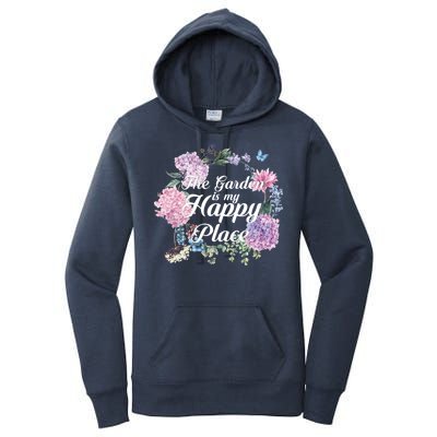 The Garden Is My Happy Place Women's Pullover Hoodie