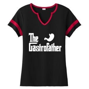 The Gastro Father  Ladies Halftime Notch Neck Tee