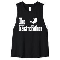 The Gastro Father  Women's Racerback Cropped Tank