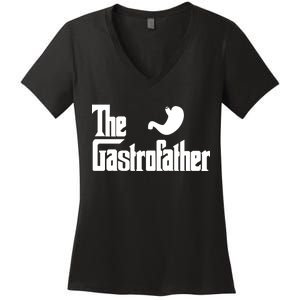 The Gastro Father  Women's V-Neck T-Shirt