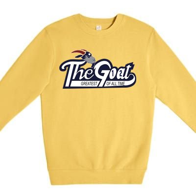 The Goat 12 Greatest Of All Time Premium Crewneck Sweatshirt