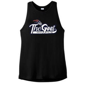 The Goat 12 Greatest Of All Time Ladies PosiCharge Tri-Blend Wicking Tank