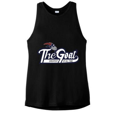 The Goat 12 Greatest Of All Time Ladies PosiCharge Tri-Blend Wicking Tank