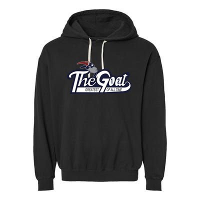 The Goat 12 Greatest Of All Time Garment-Dyed Fleece Hoodie