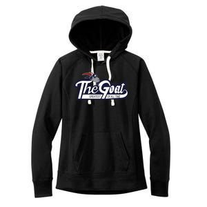 The Goat 12 Greatest Of All Time Women's Fleece Hoodie