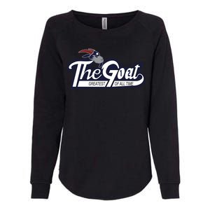 The Goat 12 Greatest Of All Time Womens California Wash Sweatshirt