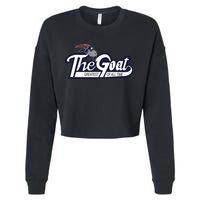 The Goat 12 Greatest Of All Time Cropped Pullover Crew