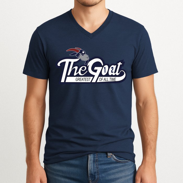 The Goat 12 Greatest Of All Time V-Neck T-Shirt