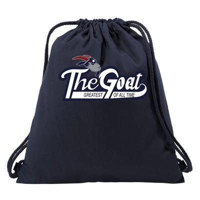 The Goat 12 Greatest Of All Time Drawstring Bag